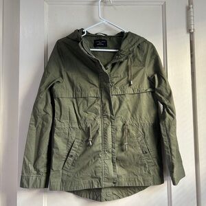 Love Tree Army Green Utility Jacket
